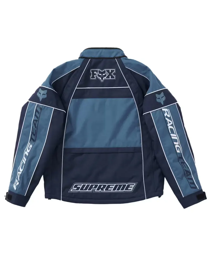 Supreme Fox Racing Blue Jacket For Sale