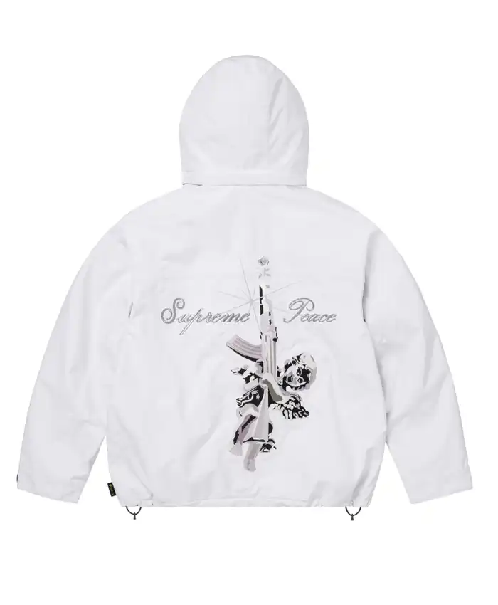 Supreme POPEYE FW26 AOI GORE-TEX White Hooded Jacket