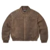 Supreme POPEYE FW26 Swarovski Studded Brown jacket