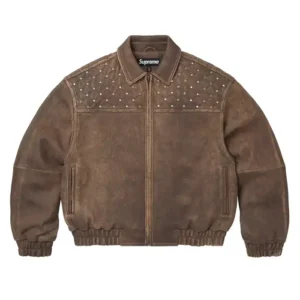 Supreme POPEYE FW26 Swarovski Studded Brown jacket
