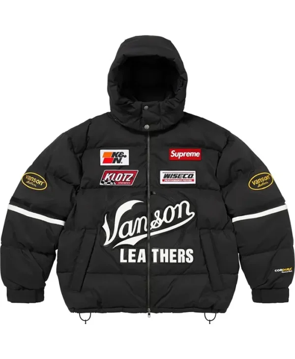 Supreme Vanson Black Down Jacket