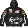 Supreme X Vanson Leathers GORE-TEX Shell Black Jacket