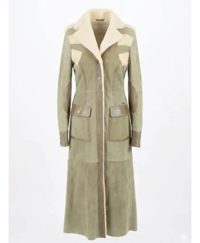 Susie Glass Leather Coat