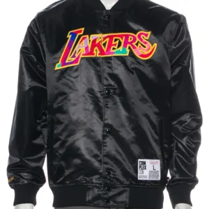 Takashi Murakami ComplexCon Black Satin Lakers Jacket
