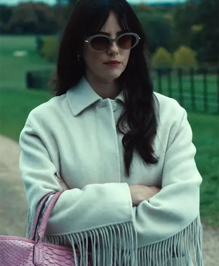 The Gentlemen S02 Kaya Scodelario Fringe Wool Coat