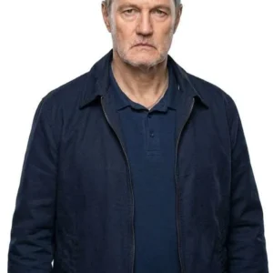 Tip Toe 2026 David Morrissey Blue Cotton Jacket