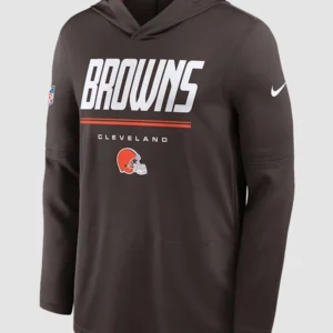 Todd Monken Cleveland Browns Sideline Hooded Shirt