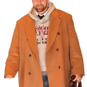 Travis Kelce NYC Brown Coat