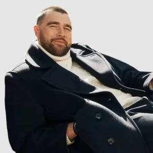 Travis Kelce Tommy Hilfiger Wool Peacoat