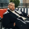 Travis Kelce Tommy Hilfiger Wool Peacoat