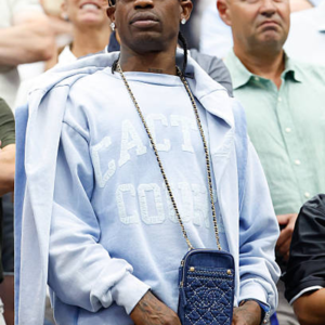Travis Scott US Open Tennis Tournament 2026 Blue Sweatshirt