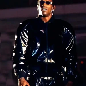 Travis Scott YE Chicago Custom Leather Laminated Tracksuit