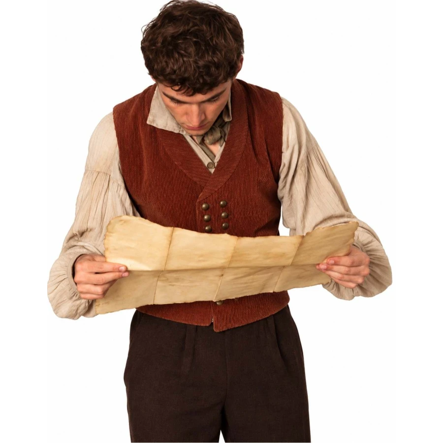 Treasure Island 2026 Tom Sweet Rust Corduroy Vest