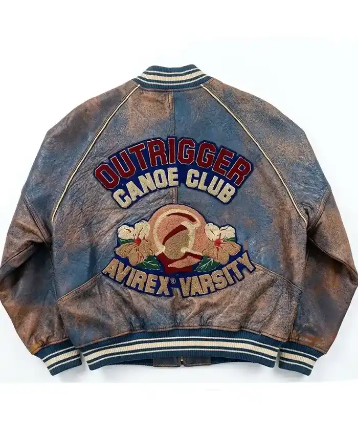 Tremaine Emory 1991 Avirex Canoe Club Leather Jacket