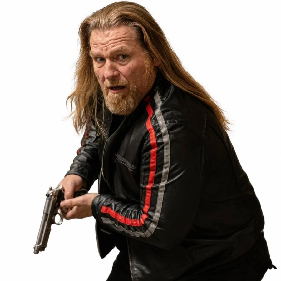 Tulsa King S04 Mike Cash Flo Walden Black Leather Jacket