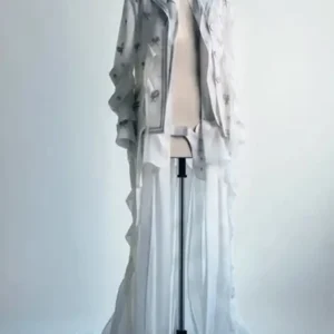 US Open white flair jacket