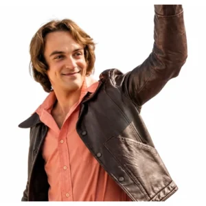 Villeneuve Rise of a Champion 2026 Neil Webb Brown Leather Jacket