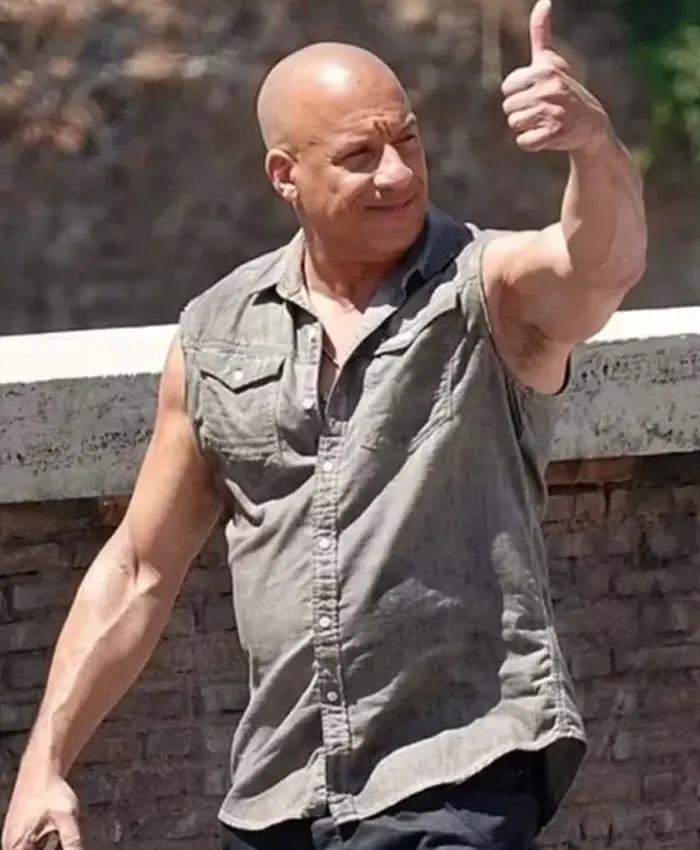 Vin Diesel Grey Vest