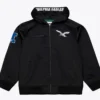 Walk The Tunnel Philadelphia Eagles Black Hooded Jacket