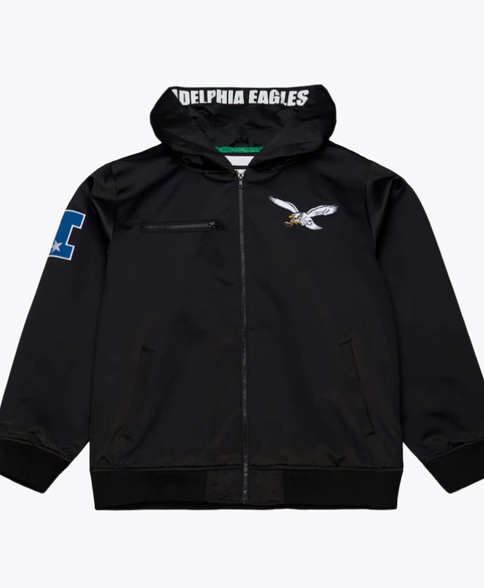 Walk The Tunnel Philadelphia Eagles Black Hooded Jacket