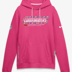 Washington Commanders Crucial Catch Pink Hoodie