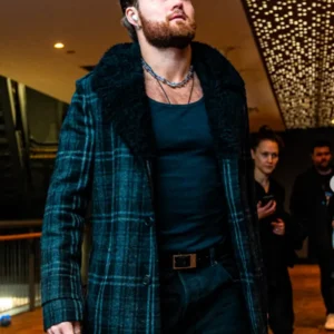 William Nylander NY Fashion Week Plaid Coat