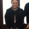 Women’s Black Varsity Jacket
