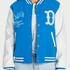 Women’s Detroit Lions Wild Collective Blue Pearl Jacket