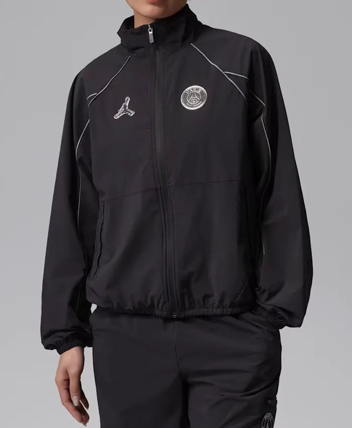 Women’s Nike PSG Anthem Black Jacket