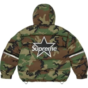 Woodland Camo Down Jacket