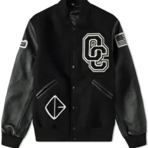 Wool Leather Varsity Jacket