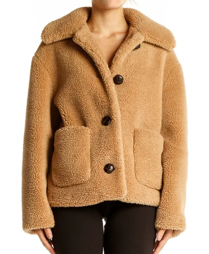 Zara Teddy Bear Cropped Jacket
