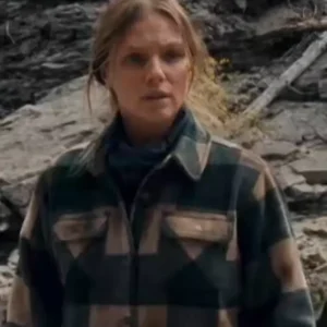 anna pigeon EP5 checkered jacket