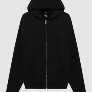 black Changbin x Autry Zipped Hoodie