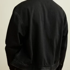 buy AE x Lamine Yamal Cropped Black Workwear Jacket