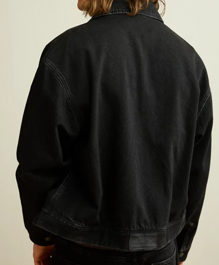buy AE x Lamine Yamal Cropped Black Workwear Jacket