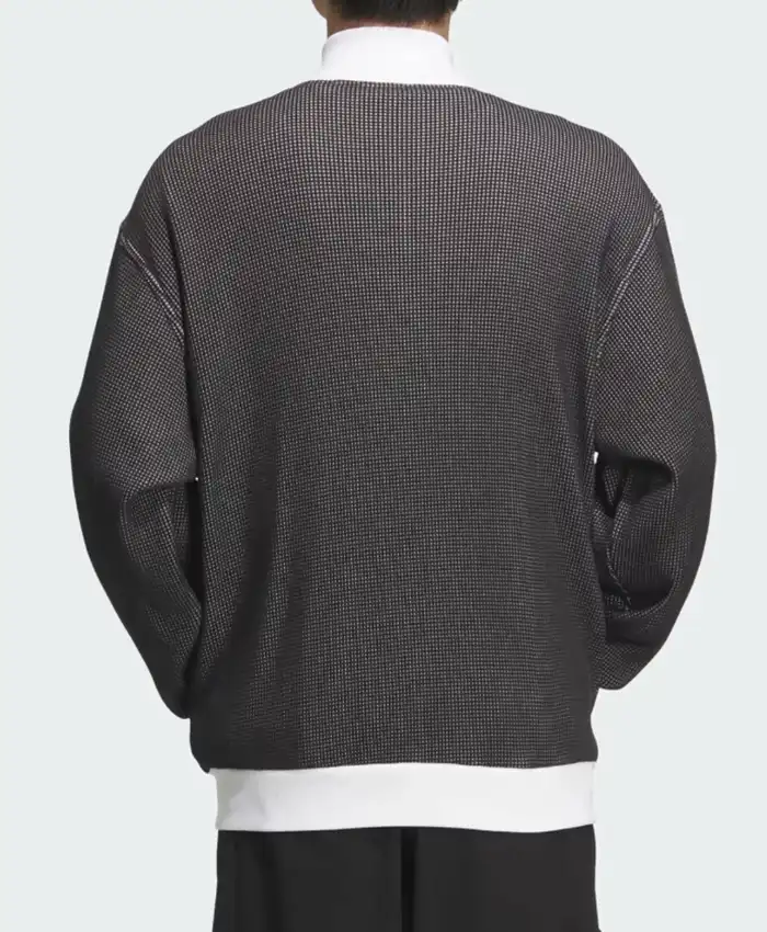 buy Adidas Grid Pattern Knit Track Jacket