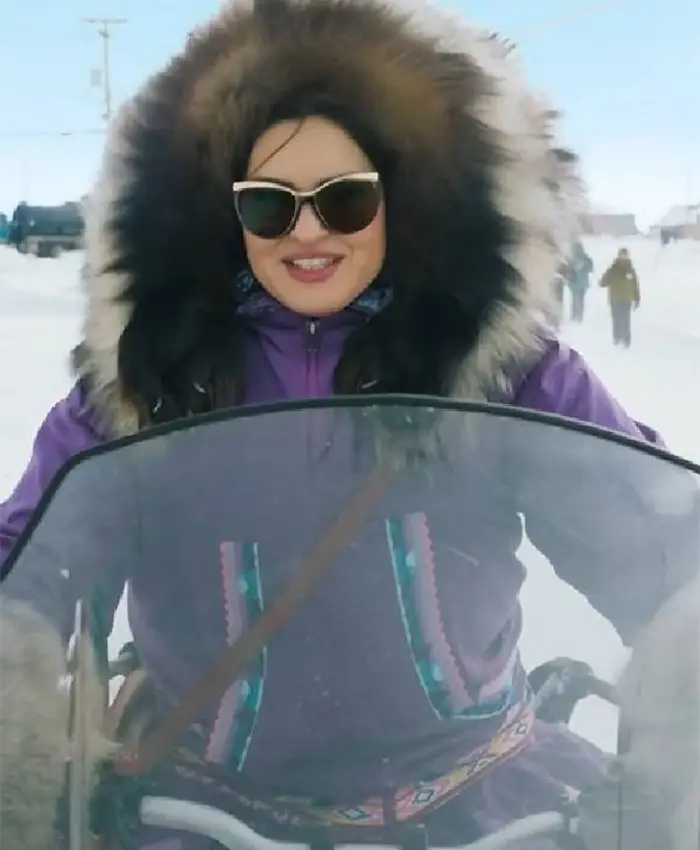 buy Anna Lambe Purple Parka Coat