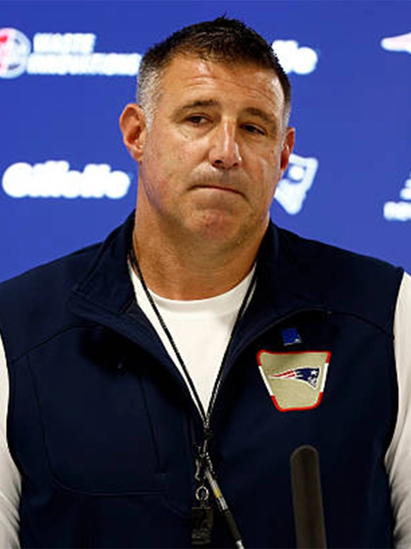 buy Coach Mike Vrabel 2026 Patriots Vest