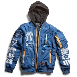buy Dogfight Boomslank x M.RAGE Blue Bomber Jacket
