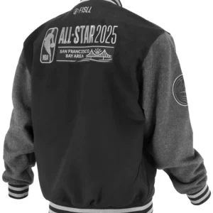 buy FISLL 2025 All-Star Game Black Varsity Jacket