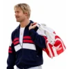 buy Mr Irrelevant 2026 David Corenswet Color Block Jacket