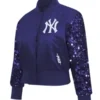 buy New York Yankees Show Time Satin Jacket