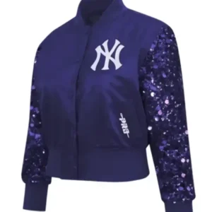 buy New York Yankees Show Time Satin Jacket
