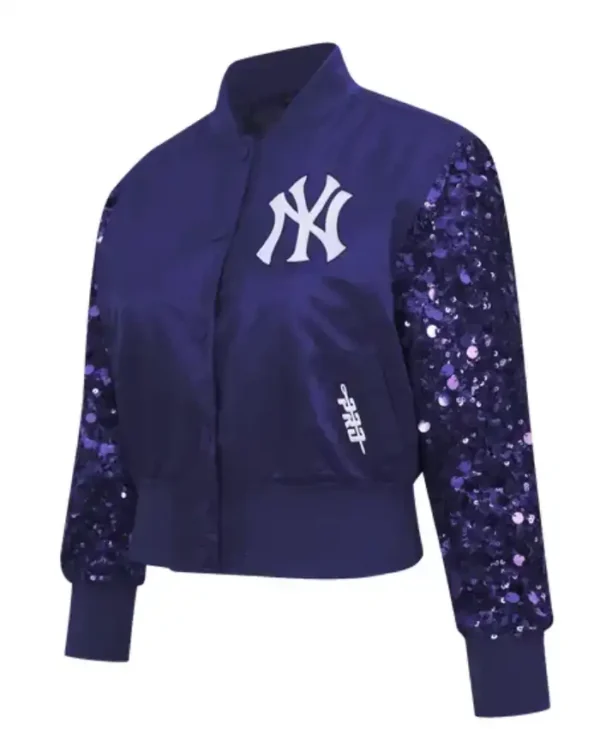 buy New York Yankees Show Time Satin Jacket