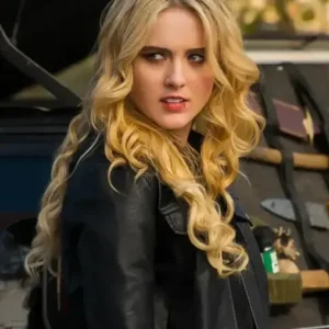 buy Supernatural Claire Novak Black Leather Bomber Jacket