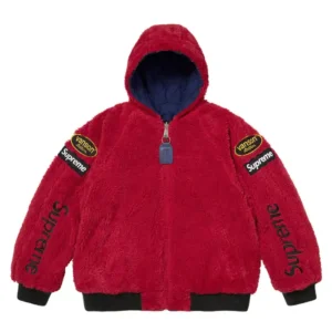 buy Supreme Vanson POPEYE FW26 Leather Reversible Hooded Jacket