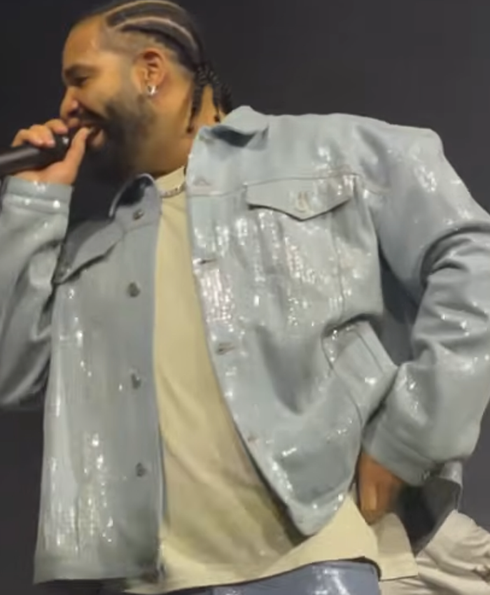 buy Toronto Tour Surprise Guest Drake Blue Jacket