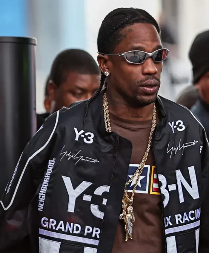 buy Travis Scott Black Adidas Y-3 Racing Jacket