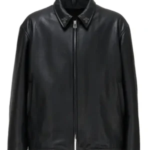 buy WILDSIDE x The Weeknd Black Leather Jacket